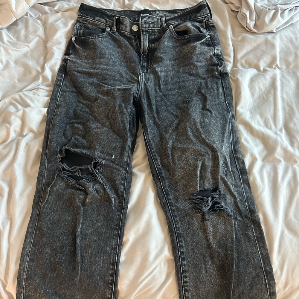 Express straight ankle jeans